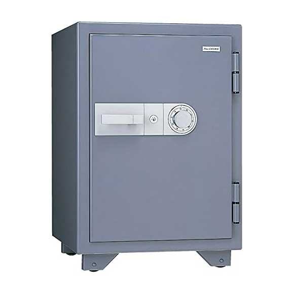 【送料設置費込】日本アイエスケイ キングスーパーダイヤル式 耐火金庫 アラーム機能付き KMX-50SDA