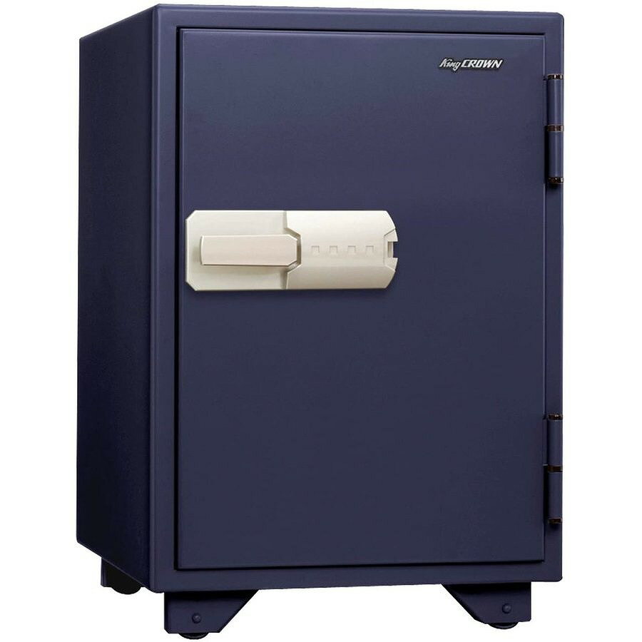 【送料設置費込】日本アイエスケイ 耐火金庫 特殊マグネットロック式 KS-50MN 家庭用 1時間耐火 防災 防犯 King CROWN 日本製 棚板1段付