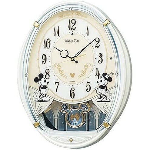 SEIKO CLOCK ミッキーマウス 電波アナログ時計 FW579W ミッキー&フレンズ 6曲メロディ 白パール【取り寄せ品】 SEIKO CLOCK ミッキーマウス 電波アナログ時計 FW579W ミッキー&フレンズ 6曲メロディ 白パール【取り寄せ品】