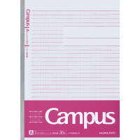 【メール便対応5冊セット】コクヨ キャンパスノート ドット入り理系線 30枚 セミB5 桃7mm罫 ノ-F3AKN-P