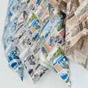 浮世絵 PhotoMix シーチング生地 約110cm幅×10cm単位計り売り | 布 コットン プリント 和風 和柄 ジャポニズム【数量5個から承ります】【メール便3mまで】