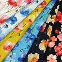 【数量5個から承ります】【メール便5mまで】Flownny Retro collection watercolor poppy ローン生地 約110cm幅×10cm単位計り売り 布 コットン プリント ナチュラル 花柄 服地 ボタニカル フラウニー レトロコレクション ポピー 大人かわいい