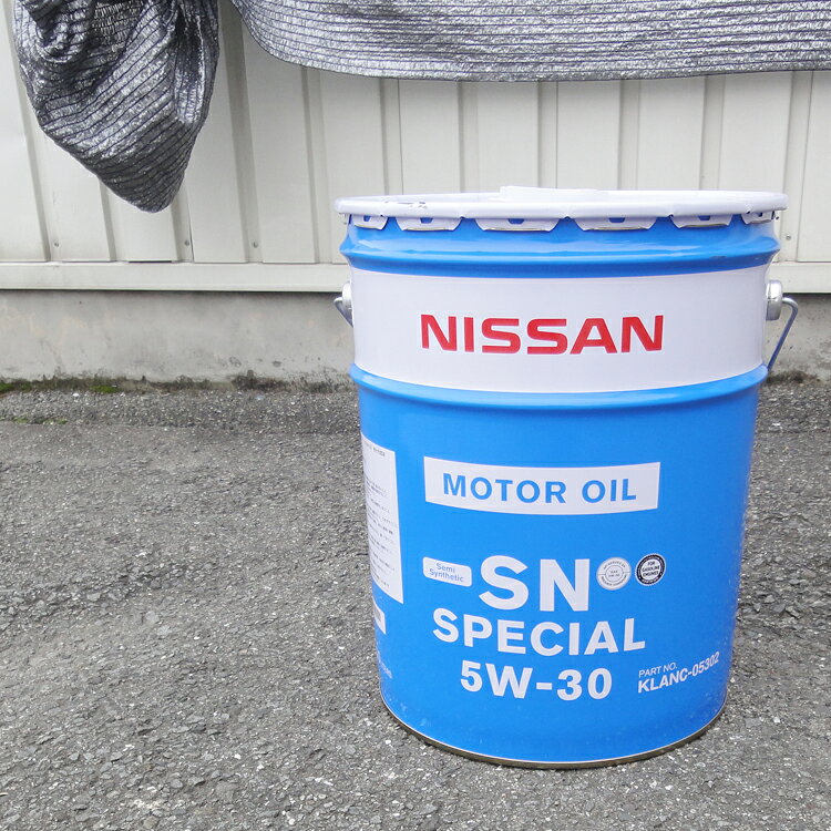 【送料無料】 日産純正 SN スペシャル 5W-30 （20L） モーターオイル 部分合成油 KLANC-05302 日産部品 [日産純正オイル ニッサン エンジンオイル 20l缶 SNスペシャル NISSAN]