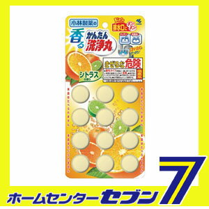 小林製薬の香るかんたん洗浄丸 シトラスの香り 12錠 小林製薬 [パイプ 消臭 掃除 ヌメリ 洗浄] 2