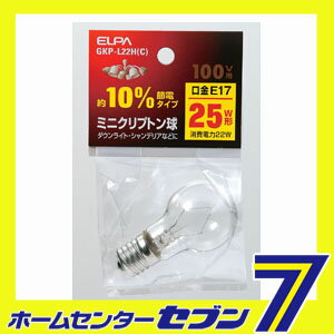 ミニクリプトン球 GKP-L22H(C) ELPA [クリプトン 電球]
