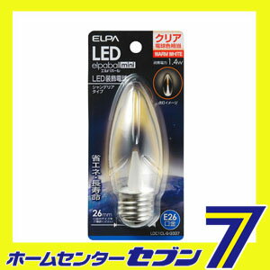 LED電球シャンデリアE26 LDC1CL-G-G337 ELPA [LED電球]