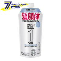 メンズビオレ ONE オールインワン全身洗浄料 フルーティーサボンの香り 詰替 340ml 花王 [男性化粧品 メンズ ボディソープ　ボディシャンプー 髪顔体 バス用品 ]