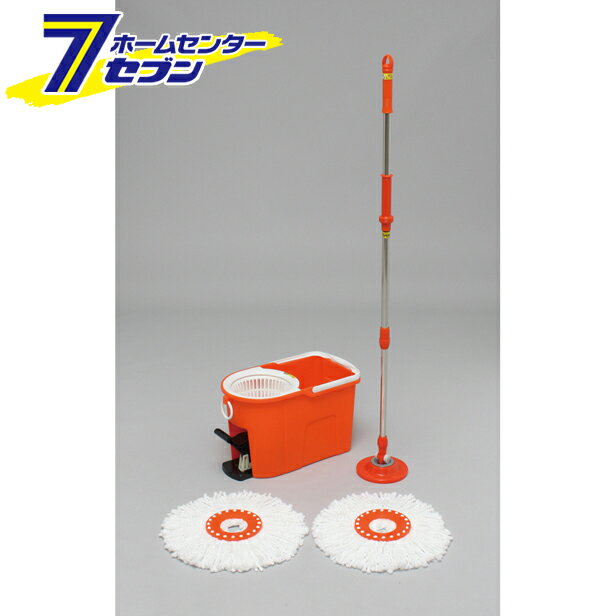 「アイリスオーヤマ 回転モップ洗浄機能付き オレンジ KMO-490S」は株式会社ホームセンターセブンが販売しております。メーカーアイリスオーヤマ品名回転モップ洗浄機能付き オレンジ KMO-490S 品番又はJANコード単品JAN:4905009798346サイズ-重量-商品説明ペダルを踏むだけで脱水できるので、手を汚さず衛生的です。便利なモップの洗浄機能付きです。マイクロファイバーモップで、水拭きでから拭きでも、しっかり汚れをキャッチします。遠心力で脱水するので、汚れた水が飛び散りにくく、しっかり脱水できます。フローリングのほか、畳の拭き掃除も可能です。KMO-490S※パッケージ、デザイン等は予告なく変更される場合があります。※画像はイメージです。商品タイトルと一致しない場合があります。《》商品区分：原産国：広告文責：株式会社ホームセンターセブンTEL：0978-33-2811