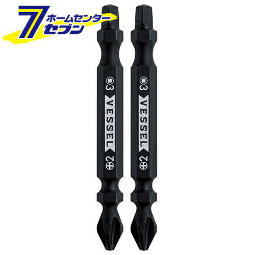 両頭コンビビット PQ142365 ベッセル [先端工具 ドリルアクセサリ スクリュービット]