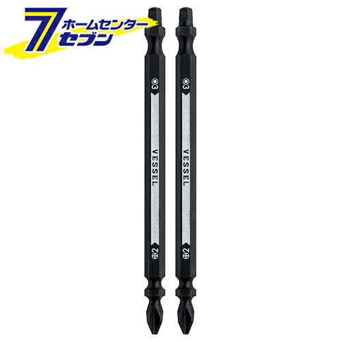 「ベッセル 両頭コンビビット PQ142311 」は株式会社ホームセンターセブンが販売しております。メーカーベッセル品名両頭コンビビット PQ142311 品番又はJANコードJAN:4907587347107サイズ重量56商品説明●作業に必要な2サイズを1本のビットに組み込んだビットです。【用途】●建築木工用と耐震金物用ビット。【機能】●建築木工用として広範囲に使える+2と耐震金物用SQ3の組み合わせコンビビットです。【仕様】■サイズ：+NO.2/SQNO.3×110mm。■18V対応。■2本組。【材質】■特殊鋼。 ＜メール便発送＞代金引換NG/着日指定NG　 ※こちらの商品はメール便の発送となります。 ※メール便対象商品以外の商品との同梱はできません。 ※メール便はポストに直接投函する配達方法です。 ※メール便での配達日時のご指定いただけません。 ※お支払方法はクレジット決済およびお振込みのみとなります 　（代金引換はご利用いただけません。） ※万一、紛失や盗難または破損した場合、当店からの補償は一切ございませんのでご了承の上、ご利用ください。 ※パッケージ、デザイン等は予告なく変更される場合があります。※画像はイメージです。商品タイトルと一致しない場合があります。《先端工具 ドリルアクセサリ スクリュービット》商品区分：原産国：広告文責：株式会社ホームセンターセブンTEL：0978-33-2811