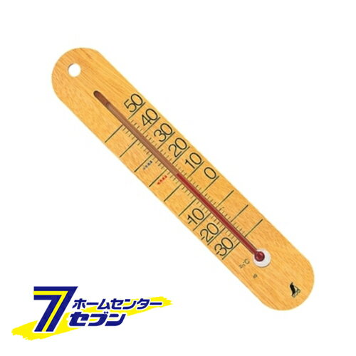 木製温度計 M-023 48481 シンワ測定 [大工道具 測定具 クレセル 温度計]