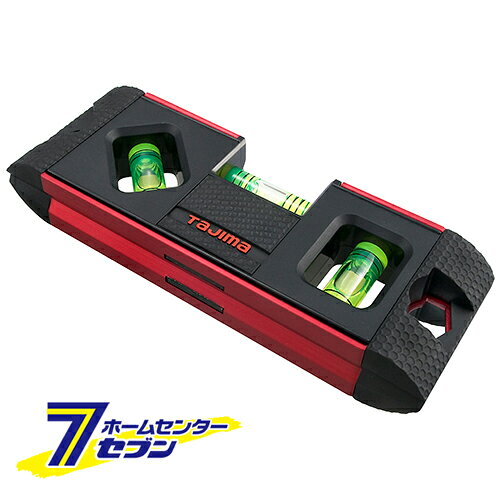 「オプティマレベル130レッド OPT-130R TJMデザイン タジマ [大工道具 測定具 水平器]」は、株式会社ホームセンターセブンが販売しております。メーカーTJMデザイン タジマ品名オプティマレベル130レッド OPT-130R 品番又はJANコードJAN:4975364162885サイズ-重量102商品説明●磁石付携帯型アルミ製水平器です。【用途】●一般測定用水平器。【機能】●パイプにしっかり固定できるV字溝測定面です。●本体上下の測定面でのマルチ測定が可能です。●磁束密度約330ミリテスラ(mT)の強力ネオジ磁石を搭載しています。【仕様】■長さ：130mm。■気泡管：水平・垂直・45度。■指標線数：水平6本・垂直&45度4本リング。■本体仕様：蓄光プレート付。■測定面：V溝。■マグネット：1個付。【材質】■本体：アルミ。■気泡管：アクリル。【注意事項・その他】■万が一気泡管の破損等による液漏れで身体に液が付着した場合は直ちに清浄な水で洗い流して下さい。■目に入った場合は眼科医の手当てを受けて下さい。※画像はイメージです。※商品の色は、コンピュータディスプレイの性質上、実際の色とは多少異なります。※仕様は予告なく変更する場合があります。実際の商品とデザイン、色、仕様が一部異なる場合がございます。