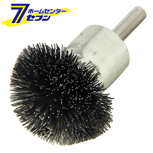 軸付傘型ブラシ 40MM 藤原産業 [先端工具 ドリルアクセサリ 軸付 砥石 ヤスリ ワイヤ]