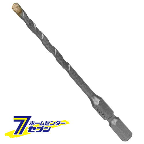 「藤原産業 コンクリートドリル 4.3MM 」は株式会社ホームセンターセブンが販売しております。メーカー藤原産業品名コンクリートドリル 4.3MM 品番又はJANコードJAN:4977292338158サイズ6.5×90×6.5mm重量18商品説明●インパクトドライバーでブロックモルタル、振動ドリルでコンクリートの穴あけが出来ます。【用途】●コンクリート、ブロックモルタル、石材への穴あけ。【機能】●6.35mmの六角軸なので、インパクトドライバーに装着可能です。●振動ドリルに装着した場合はチャック滑りが起きにくいです。●位置決めがしやすいように先端部が鋭利になっています。●回転方向に湾曲した鎌形形状で快速穴あけを実現しました。【仕様】■サイズ：4.3mm。■回転・振動兼用。■6.35mm六角軸。■適合機種：インパクトドライバー・回転ドリル・振動ドリル。【材質】■特殊鋼。【注意事項・その他】■使用の際は、保護メガネ・防塵マスク・防音保護具などを着用して使用して下さい。■穿孔作業中は軍手などの布製の手袋は使用しないで、革製のものを使用して下さい。 ＜メール便発送＞代金引換NG/着日指定NG　 ※こちらの商品はメール便の発送となります。 ※メール便対象商品以外の商品との同梱はできません。 ※メール便はポストに直接投函する配達方法です。 ※メール便での配達日時のご指定いただけません。 ※お支払方法はクレジット決済およびお振込みのみとなります 　（代金引換はご利用いただけません。） ※万一、紛失や盗難または破損した場合、当店からの補償は一切ございませんのでご了承の上、ご利用ください。 ※パッケージ、デザイン等は予告なく変更される場合があります。※画像はイメージです。商品タイトルと一致しない場合があります。《先端工具 コンクリート アクセサリ 回転 振動》商品区分：原産国：広告文責：株式会社ホームセンターセブンTEL：0978-33-2811