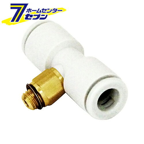 W管継手 チーズユニオン KQ2T06-M5A 藤原産業 [電動工具 エアーツール チューブ 継ぎ手]