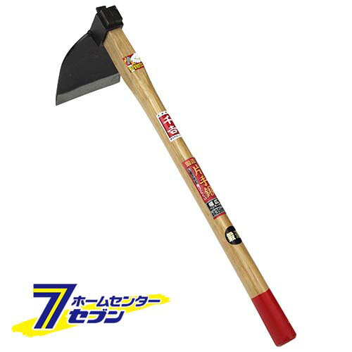 鍛造片手鍬 幅広ハンマー付 ハバヒロ 藤原産業 [園芸道具 移植コテ 片手鍬]