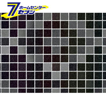 貼ってはがせる装飾シート　DEC-10 ホロタイル柄 BK　ブラック　40cm×100cm 明和グラビア [DECO　SHEET　デコシート　模様替　装飾　貼って剥せる　防水　BOX　台所　家具　棚　インテリア　シール DIYシート　カッティングシート]【キャッシュレス5％還元】