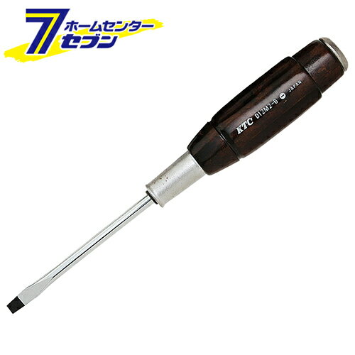 木柄貫通ドライバ D12M2-6 京都機械工具 [作業工具 ドライバー 木柄ドライバー]