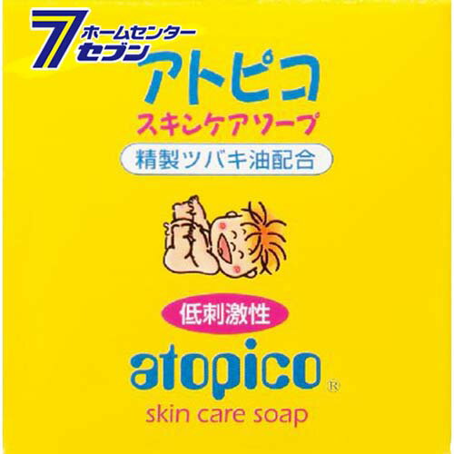 アトピコスキンケアソープ 80g 大島椿 [スキンケア 石鹸 固形 石けん 乾燥肌 敏感肌 低刺激 デリケート 肌 大島椿本…