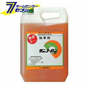 【ポイント10倍】サンフーロン液剤 5L 大成農材 [除草剤 農薬 除草 農耕地 グリホ 竹 ササ 笹 スギナ 造成地 ドクダミ 安全 ラウンドアップと同等の効能 ジェネリック品]【ポイントUP: 2025年6月20日0:00〜 6月27日1:59まで】