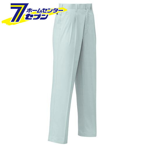 Two Tuck - ツータック スラックス シルバー 76cm 1943 コーコス信岡 [ズボン パンツ 作業服 作業着 ワーク ユニフォーム]
