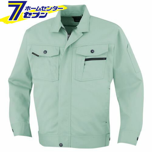 Long-Sleeved - ダブルアクション ブルゾン グリーン S AS-1930 コーコス信岡 [作業服 作業着 ワーク ユニフォーム]