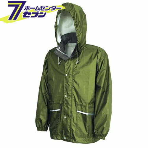 透湿 レインスーツ グリーン 3L Z-2300 コーコス信岡 [カッパ 合羽 雨 レインウエア 作業服 作業着]