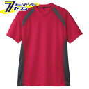 半袖Tシャツ（吸汗速乾） レッド 5L コーコス信岡 [半袖 半そで　シャツ　スポーツ　カジュアル　イベントシャツ　イベント]