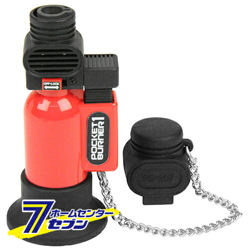 「スタイル　 ポケットバーナー1 PB-01 クリアレッド 」は株式会社ホームセンターセブンが販売しております。メーカースタイル　品名ポケットバーナー1 PB-01 クリアレッド 品番又はJANコードJAN:4548867478311サイズ重量75商品説明●従来のポケットバーナーPB-1にゴム製のスタンドを追加し、手放し作業も楽に行えます。【用途】●収縮チューブの炙りや細かいロー付け、半田付け。【機能】●ロック機能による連続燃焼が可能です。●1300度のバーナー炎です。●炎ロック機能とハンズフリースタンド付きで手放し作業が可能です。●ガス残量がわかるクリアボディです。●タンク内の熱伝パイプによりガスを使い切るまでより安定した燃焼が持続します。【仕様】■色：クリアレッド。■電子着火式。■火力調整・空気調整付。■火口外径：15mm。■燃焼時間：約20分。■安全キャップ付。■2年保証付。【材質】■本体：樹脂(PA・PA-12)。■火口部：亜鉛ダイキャスト。■メカ：樹脂(PAガラス入)。【セット内容・付属品】■本体・スタンド。【注意事項・その他】■高圧下の可燃性液体ガス使用の燃焼器具です。■商品を安全にご使用いただくために、ご使用前に必ず「取扱説明書」をよくお読み下さい。■高温・多湿をさけ、お子様の手の届かないところに保管下さい。■使用後は火口付近が大変高温になっていますので火傷にご注意下さい。 ＜メール便発送＞代金引換NG/着日指定NG　 ※こちらの商品はメール便の発送となります。 ※メール便対象商品以外の商品との同梱はできません。 ※メール便はポストに直接投函する配達方法です。 ※メール便での配達日時のご指定いただけません。 ※お支払方法はクレジット決済およびお振込みのみとなります 　（代金引換はご利用いただけません。） ※万一、紛失や盗難または破損した場合、当店からの補償は一切ございませんのでご了承の上、ご利用ください。 ※パッケージ、デザイン等は予告なく変更される場合があります。※画像はイメージです。商品タイトルと一致しない場合があります。《作業工具 トーチ ガストーチ》商品区分：原産国：広告文責：株式会社ホームセンターセブンTEL：0978-33-2811