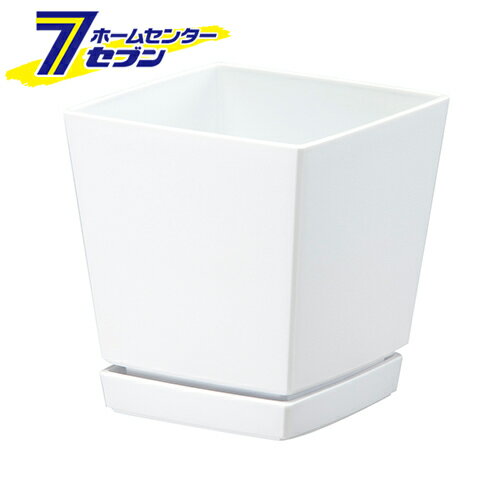 クエンチローポット 皿付5号 0.8L ホワイト 大和プラ販 [園芸用品 家庭園芸 プランター]