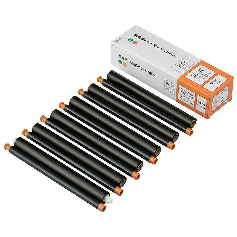 オーム電機 普通紙FAXインクリボン S-P4タイプ 6本入 16.5m01-3868 OAI-FPD16H[OAサプライ:ファクス用品]