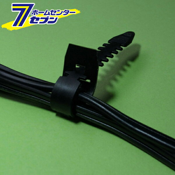 オーム電機 コードバンド 結束径φ21mm 15本入 黒09-1711 LOB-CB1215K[電線支持・結...