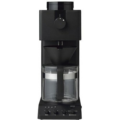 全自動コーヒーメーカー ブラック (6カップ抽出可能) CM-D465B ツインバード工業 [珈琲メーカー]