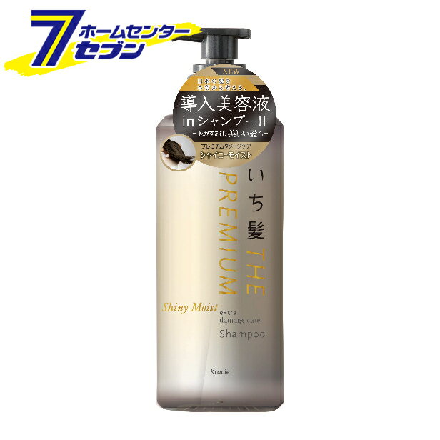 いち髪 THE PREMIUM エクストラダメージケアシャンプー(シャイニーモイスト) / 本体(ポンプ) / 480ml / 八重桜の香り