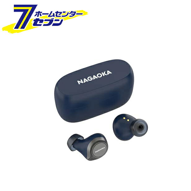 「ナガオカトレーディング 完全ワイヤレスイヤホン BT824BL」は株式会社ホームセンターセブンが販売しております。メーカーナガオカトレーディング品名完全ワイヤレスイヤホン BT824BL 品番又はJANコードJAN:4967736081634サイズ-重量89商品説明●本製品は、Bluetooth5.0での接続に対応した、完全ワイヤレスイヤホンです。●連続音楽再生時間　最大8時間の長時間再生に対応しているので長時間移動が必要な遠方への旅行や出張などに活躍します。●イヤホン本体に曲送り/戻し、音量調整、一時停止、通話開始/終了などの充実した機能を搭載し、利便性にも優れます。●オーディオコーデックAACに対応しており、より高音質で音楽をお楽しみいただけます。●耳にはめ込みやすい形状となっておりフィット感に優れます。●横幅65cm×縦40cmのコンパクトサイズとなっており、手軽に持ち歩きすることができます。■Bluetooth ： バージョン　5.0 ■コーデック ： SBC、AAC ■待機時間 ： 最大120時間 ■連続通話時間 ： 最大8時間 ■連続音楽再生時間 ： 最大8時間 ■イヤホン充電時間 ： 約1.5時間 ■充電ケース充電時間 ： 約2時間 ■接続可能距離 ： ?10m ■ドライバー ： 6mm ■音圧感度 ： 102dB ■インピーダンス ： 16Ω ■再生周波数帯域 ： 20-20000Hz ■バッテリー容量 ： 380mAh（本体最大3回分充電可） ■充電ケースサイズ ： 65mm×31mm×40mm ■イヤホン本体重量 ： 4.5g ■充電ケース重量 ： 28g ■防滴対応 ： IPX4 ■対応機器 ： スマートフォン、タブレット ■付属品 ： 充電ケーブル、取り扱い説明書兼保証書、イヤーチップ(S,M,L） ■保証期間 ： 購入後6か月※パッケージ、デザイン等は予告なく変更される場合があります。※画像はイメージです。商品タイトルと一致しない場合があります。《イヤホン イヤフォン》商品区分：原産国：中国広告文責：株式会社ホームセンターセブンTEL：0978-33-2811
