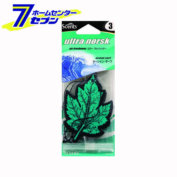 武蔵ホルト Scents ウルトラノスク オーシャンサーフ 3P NOR18 [芳香剤 自動車用]