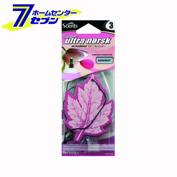 【ポイント5倍】武蔵ホルト Scents ウルトラノスク ベビードール 3P NOR89 [芳香剤 自動車用]【ポイン..