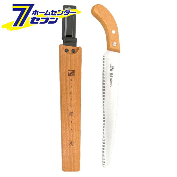 「石鋸工業 緑樹 ストッパー式サヤ付剪定鋸 本体 270mm INK-0566 」は株式会社ホームセンターセブンが販売しております。メーカー石鋸工業品名緑樹 ストッパー式サヤ付剪定鋸 本体 270mm INK-0566 品番又はJANコードJAN:4931025005663サイズ-重量270g商品説明●ワンタッチストッパーによるがたつき防止機能が付いた剪定鋸です。【用途】●果樹剪定・生木の切断。●剪定作業、生木などの切断に最適です。【仕様】■刃長：270mm■全長：420mm■重量：270g【材質】■刃部：炭素工具鋼SK-85■鞘：木■グリップ：木【注意事項・その他】■用途以外に使用しないで下さい。■幼児の手の届かない場所に保管して下さい。■刃物ですので十分注意して使用して下さい。※パッケージ、デザイン等は予告なく変更される場合があります。※画像はイメージです。商品タイトルと一致しない場合があります。《大工道具 鋸》商品区分：原産国：広告文責：株式会社ホームセンターセブンTEL：0978-33-2811