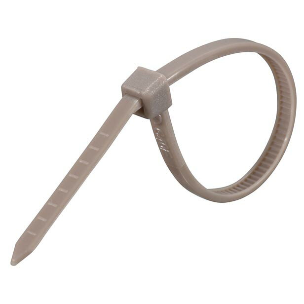 オーム電機 ガーデンカラータイ 耐候性 100mm 50本入 茶 [品番]09-1273 LT-100LT50P [電線支持・結束用品:タイ・結束バンド]