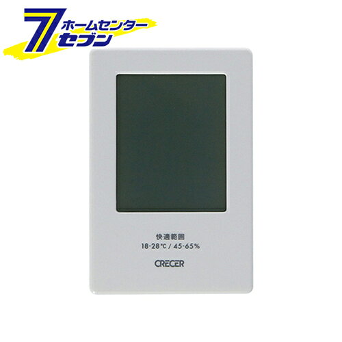 「CRECER デジタル時計付 温湿度計 CR-2600W」は株式会社ホームセンターセブンが販売しております。メーカーCRECER品名デジタル時計付 温湿度計 CR-2600W 品番又はJANコードJAN:4955286809129サイズ-重量87g商品説明●お部屋の状態を、かわいい顔アイコンでお知らせします。●温度・湿度の測定。●便利な小型サイズです。●デジタル時計機能付(AM・PM12時間表示)です。●6パターンの顔アイコン表示です。●温度・湿度の状況に合わせて、顔マークが変化します。●設置は、壁掛け・マグネット・折り畳みスタンドでおこなっていただけます。■電源：単4乾電池■本体カラー：ホワイト■樹脂※パッケージ、デザイン等は予告なく変更される場合があります。※画像はイメージです。商品タイトルと一致しない場合があります。《時計付き 壁掛け マグネット》商品区分：原産国：中国広告文責：株式会社ホームセンターセブンTEL：0978-33-2811