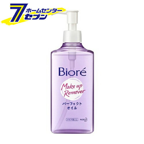 「花王 ビオレ メイク落とし パーフェクトオイル(230ml) 」は株式会社ホームセンターセブンが販売しております。メーカー花王品名ビオレ メイク落とし パーフェクトオイル(230ml) 品番又はJANコードJAN:4901301761385サイズ-重量246商品説明●手や顔がぬれていても使えるクレンジングオイル●キメや毛穴の奥に入り込んだミクロレベルのメイク汚れもすばやく浮かせてすみずみまで落とします。重ねづけしたマスカラもすっきり。●フルーツが香るリフレッシュアロマ【使用方法】適量（ポンプ4押し程度）をメイクとなじませ、あとはよく洗い流します。※肌が非常にぬれている洗髪後等は、軽く水をきって使うことをおすすめします。※低温下ではオイルが濁る場合があります。その場合は、常温で透明に戻してからお使いください。【成分】ミネラルオイル、ラウリン酸PEG-12、イソドデカン、パルミチン酸イソプロピル、水、イソステアリン酸ポリグリセリル-2、デシルグルコシド、ポリソルベート85、オレイン酸グリセリル、イソステアリン酸、イソステアリルグリセリル、ミリスチルアルコール、イソステアリルグリセリルペンタエリスリチル、エタノール、クエン酸、BHT、香料【注意事項】・傷、はれもの、湿疹等異常のあるところには使わない。・肌に異常が生じていないかよく注意して使う。肌に合わない時、使用中に赤み、はれ、かゆみ、刺激、色抜け（白斑等）や黒ずみ等の異常が出た時、直射日光があたって同様の異常が出た時は使用を中止し、皮フ科医へ相談する。使い続けると症状が悪化することがある。・目に入らないよう注意し、入った時や異常（かすみ等）を感じた時は、こすらずにすぐに充分洗い流す。異常が残る場合は、眼科医へ相談する。・コンタクトレンズは、はずして使う。・誤飲等を防ぐため置き場所に注意する。【ブランド】ビオレ【成分】ミネラルオイル、ラウリン酸PEG-12、イソドデカン、パルミチン酸イソプロピル、水、イソステアリン酸ポリグリセリル-2、デシルグルコシド、ポリソルベート85、オレイン酸グリセリル、イソステアリン酸、イソステアリルグリセリル、ミリスチルアルコール、イソステアリルグリセリルペンタエリスリチル、エタノール、クエン酸、BHT、香料【注意事項】・傷、はれもの、湿疹等異常のあるところには使わない。・肌に異常が生じていないかよく注意して使う。肌に合わない時、使用中に赤み、はれ、かゆみ、刺激、色抜け（白斑等）や黒ずみ等の異常が出た時、直射日光があたって同様の異常が出た時は使用を中止し、皮フ科医へ相談する。使い続けると症状が悪化することがある。・目に入らないよう注意し、入った時や異常（かすみ等）を感じた時は、こすらずにすぐに充分洗い流す。異常が残る場合は、眼科医へ相談する。・コンタクトレンズは、はずして使う。・誤飲等を防ぐため置き場所に注意する。【ブランド】ビオレ※パッケージ、デザイン等は予告なく変更される場合があります。※画像はイメージです。商品タイトルと一致しない場合があります。《【ビオレ】》商品区分：化粧品原産国：日本広告文責：株式会社ホームセンターセブンTEL：0978-33-2811