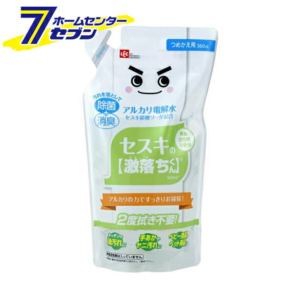 レック LEC (ケース販売 18個入) セスキの激落ちくん 詰替 360ml S00547 [まとめ買い ケース購入 マルチクリーナー 除菌 消臭 汚れ落とし]