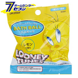 スケーター (ケース販売 20個入り) バスボール TWEETY トゥイーティー BSB1 [キャラボム まとめ買いケース購入 マスコット入り入浴料 入浴剤 バズボム おもちゃ マスコット入り 子供 子ども キッズ お風呂 キャラクター ]