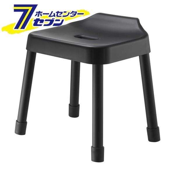 山崎実業 ミスト 引っ掛け風呂イス 座面高さ35cm (ブラック) [お風呂 椅子 黒 フック SH35 浮かせる収納 MIST YAMAZAKI]