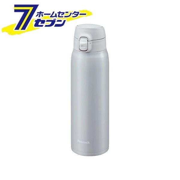 ピーコック ワンタッチマグボトル 700ml (フレッシュグレー) AKM-70 H [ステンレスボトル 水筒 保温 保冷 魔法瓶 スポーツドリンク対応 ワンタッチ 直飲み 通勤 通学 エコ おしゃれ Peacock]