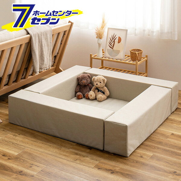 チョコキッズ　キッズコーナー 5点セット（ブロック個×4/マット×1枚） ベージュ 23053710
