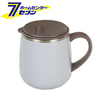 オフィスマグ 350ml アイボリー RH-1677 [保温 保冷 マグカップ 蓋つきマグカップ コーヒー お茶 和平フレイズ]