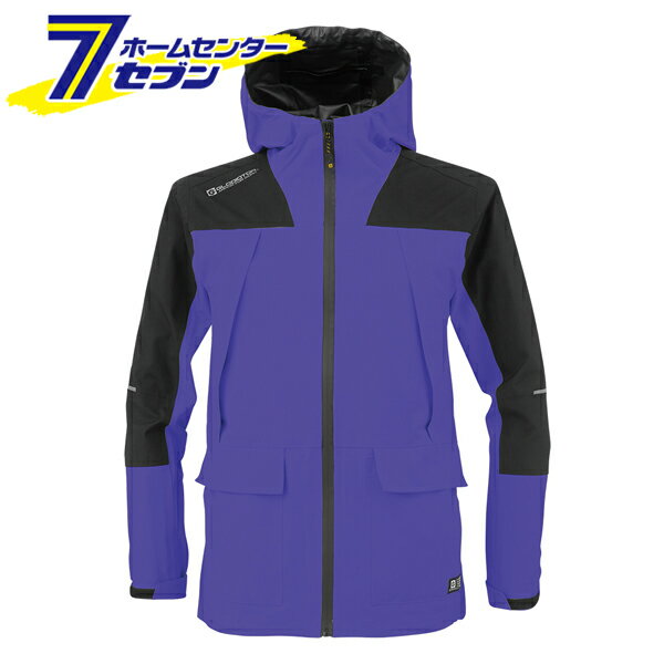 4WAYストレッチ レインジャケット パープル LL G-5411 [レインウェア 上着 反射テープ 多機能 コーコス信岡]