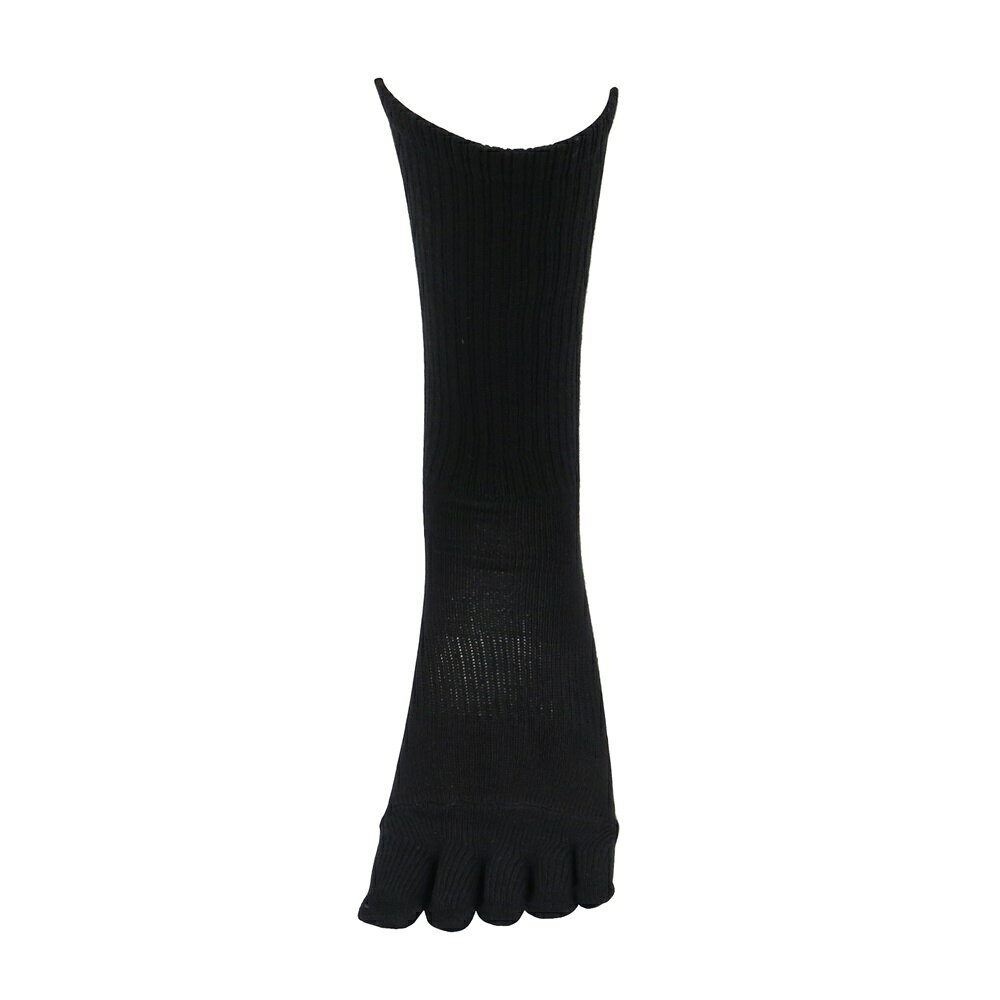 安全靴 靴下 優フィット ソックス 二重底 五本指 クルー丈 3P ブラック L RF-5214 [作業着 5本指 紳士用 メンズ 3足組 コーコス信岡　co-cos]