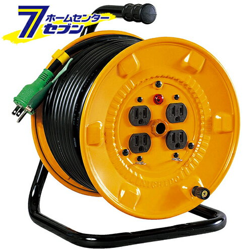 電工ドラム コードリール 100V 屋内型 30m 日本製 H-NNP-E34 [電気工具 電動工具 単相100V 室内用 アー..